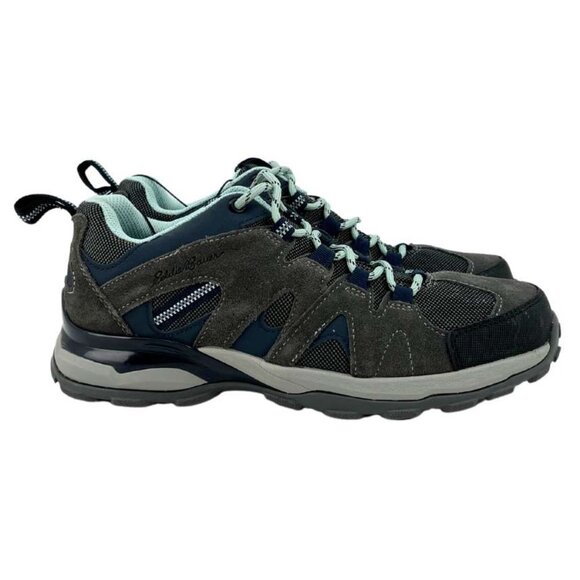 Eddie Bauer Women's Hiking Shoes | Grey & Aqua | Size 8 **NEW - Picture 3 of 6